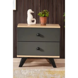 Тумба Ev Plus ev_12116026, ЛДСП, антрацит, коричневый, 45x36x49 см Тумба Ev Plus ev_12116026, ЛДСП, антрацит, коричневый, 45x36x49 см