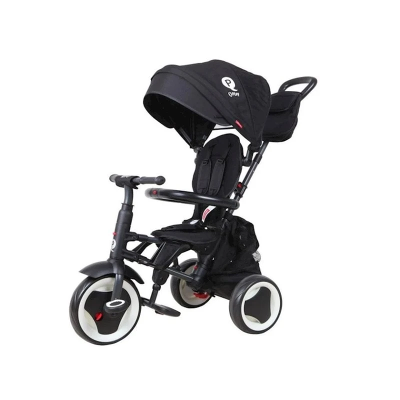 Детский трехколесный велосипед Qplay Rito Plus S380-8 Черный Детский трехколесный велосипед Qplay Rito Plus S380-8 Черный