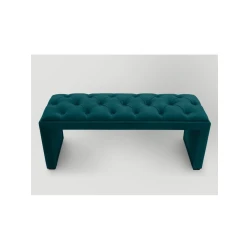 Скамейка 18, ткань, зеленый/бирюзовый, 40x35x80 см Скамейка 18, ткань, зеленый/бирюзовый, 40x35x80 см