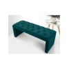 Скамейка 18, ткань, зеленый/бирюзовый, 40x35x80 см
