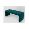 Скамейка 18, ткань, зеленый/бирюзовый, 40x35x80 см