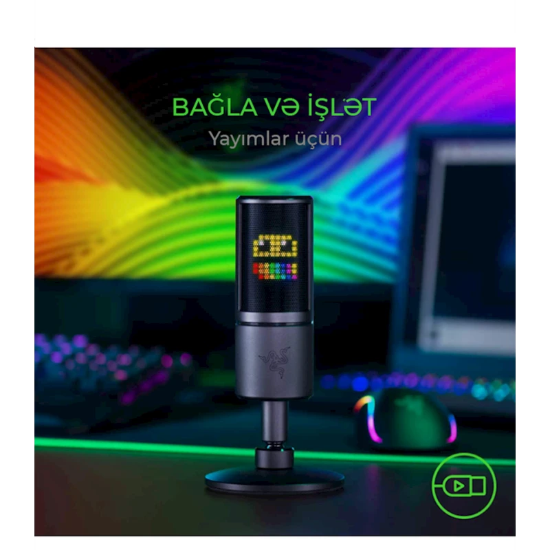 Микрофон для компьютера Razer Seiren Emote Микрофон для компьютера Razer Seiren Emote