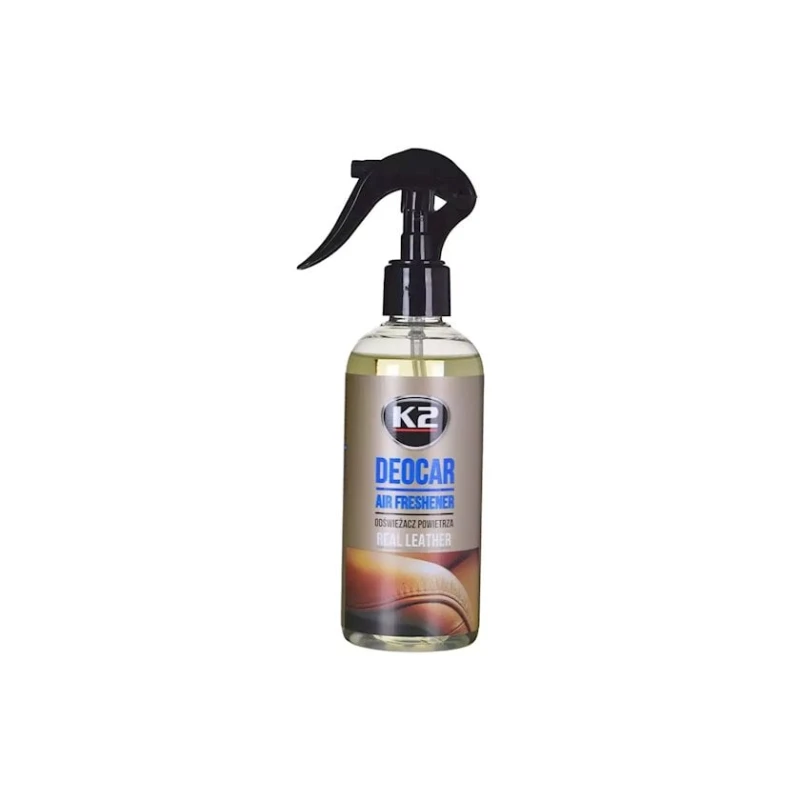 Освежитель воздуха K2 Deocar Real leather, спрей/ручная/универсальная, 250 мл Освежитель воздуха K2 Deocar Real leather, спрей/ручная/универсальная, 250 мл