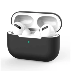 Чехол для наушников Baseus Super Thin Silica Gel для Apple AirPods Pro, Black