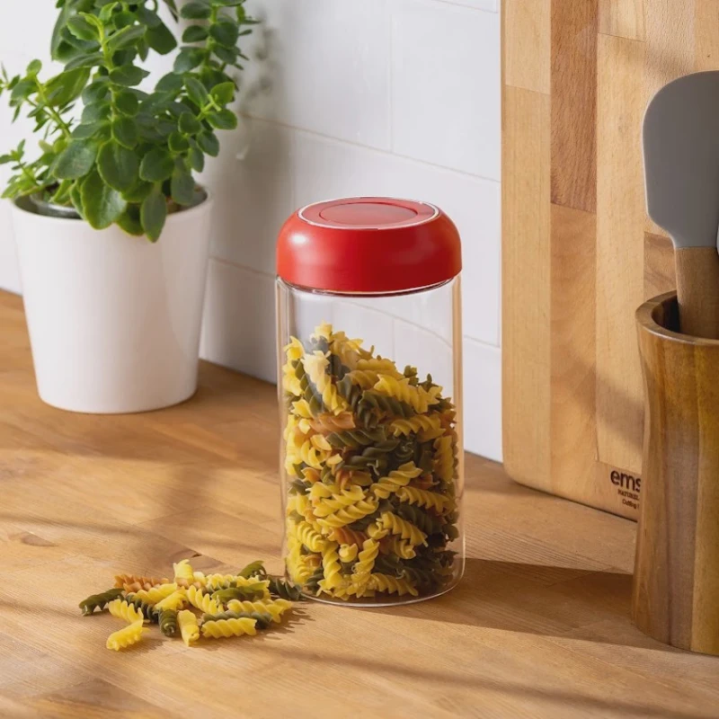 Saxlama qabı Emsan Simple, şüşə, şəffaf, 1150 ml Saxlama qabı Emsan Simple, şüşə, şəffaf, 1150 ml