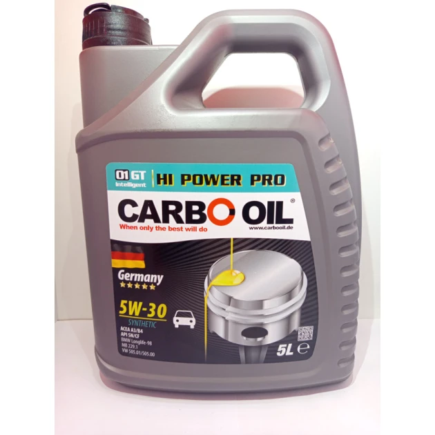 Моторное масло Carbo Oil 5W30, 5л Моторное масло Carbo Oil 5W30, 5л