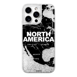 iPhone 16 pro üçün çexol, North America yazılı