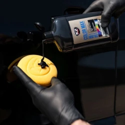 Цветной восковой полироль для кузова автомобиля K2 COLOR MAX, черный, 500 мл