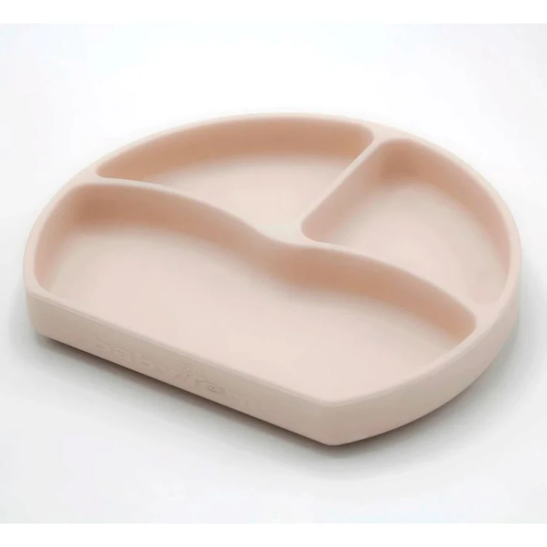 Boşqab Babyjem, 19х17 sm, silikon, 6+ ay, bej Boşqab Babyjem, 19х17 sm, silikon, 6+ ay, bej