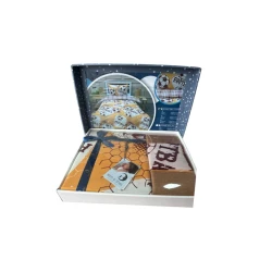 Комплект постельного белья Moon Stars, пододеяльник 160x200 см, простыня 160x220 см, 1 шт. наволочка 50x70 см, односпальный, хлопок, разноцветный Комплект постельного белья Moon Stars, пододеяльник 160x200 см, простыня 160x220 см, 1 шт. наволочка 50x70 см, односпальный, хлопок, разноцветный