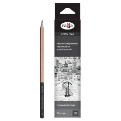 Графитовый карандаш Гамма Старый мастер 5B, 2.8 мм Графитовый карандаш Гамма Старый мастер 5B, 2.8 мм