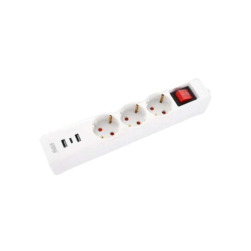 Удлинитель Winning Star CZ-488-WST ST-4047 2 м, 3-розеточный Удлинитель Winning Star CZ-488-WST ST-4047 2 м, 3-розеточный