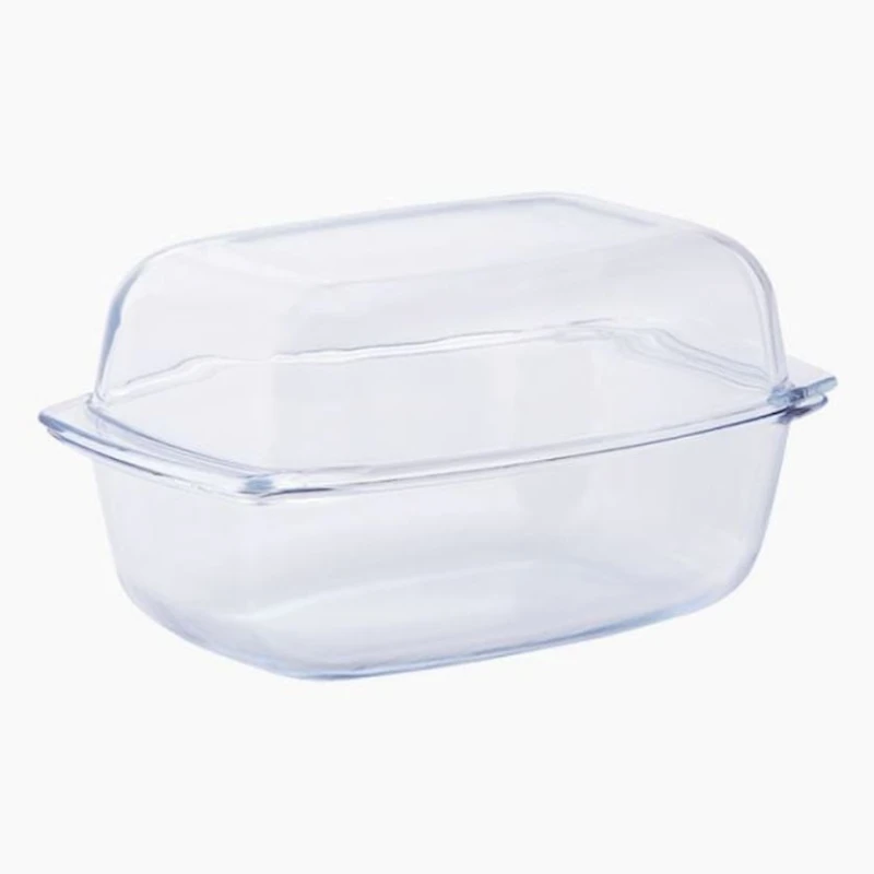 Форма для запекания Termesil A2, с крышкой, прозрачный, 7 л, 17.2x31x21.4 см Форма для запекания Termesil A2, с крышкой, прозрачный, 7 л, 17.2x31x21.4 см