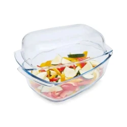 Форма для запекания Termesil A2, с крышкой, прозрачный, 7 л, 17.2x31x21.4 см