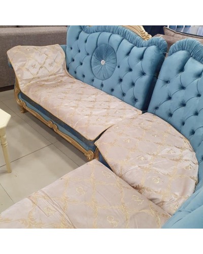 Çexol divan üçün MiraNova LQ-060, nubuk, rəngbərəng