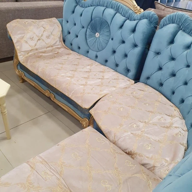 Чехол на диван MiraNova LQ-060, нубук, разноцветный Чехол на диван MiraNova LQ-060, нубук, разноцветный