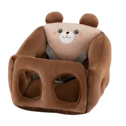 Стульчик-бустер Buster WS, плюш/хлопок, коричневый, 40x40 см Стульчик-бустер Buster WS, плюш/хлопок, коричневый, 40x40 см