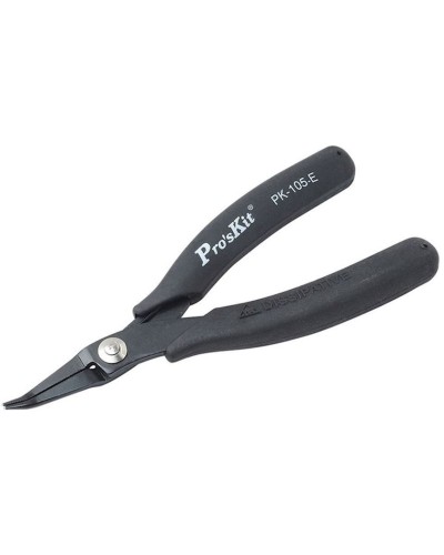 Antistatik əyilmiş burun ilə uzunağız kəlbətin Pro'sKit 1PK-105-E, 140 mm