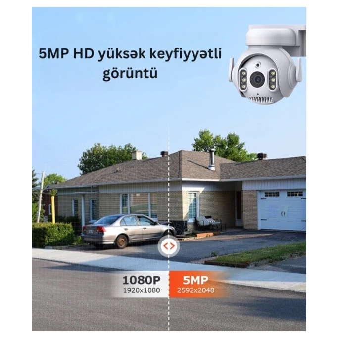 IP-kamera Tuya Inqmega ST-515-5M-TY IP-kamera Tuya Inqmega ST-515-5M-TY