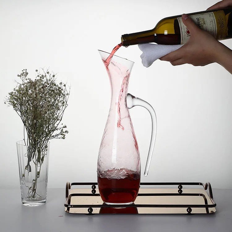 Decanter qulplu, şüşə, 1.5 l