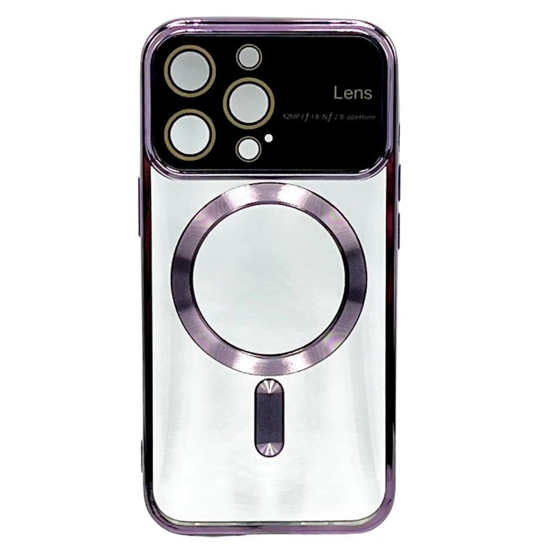 Чехол Auto Focus Magsafe для Apple iPhone 13 Pro Max Purple Чехол Auto Focus Magsafe для Apple iPhone 13 Pro Max Purple