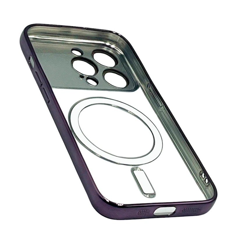 Чехол Auto Focus Magsafe для Apple iPhone 13 Pro Max Purple Чехол Auto Focus Magsafe для Apple iPhone 13 Pro Max Purple