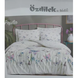 Комплект постельного белья Ozdilek 0000623, простыня 160х220, двуспальный, хлопок, белый Комплект постельного белья Ozdilek 0000623, простыня 160х220, двуспальный, хлопок, белый