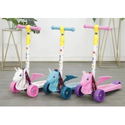 Uşaqlar üçün samokat SN-218, çəhrayı