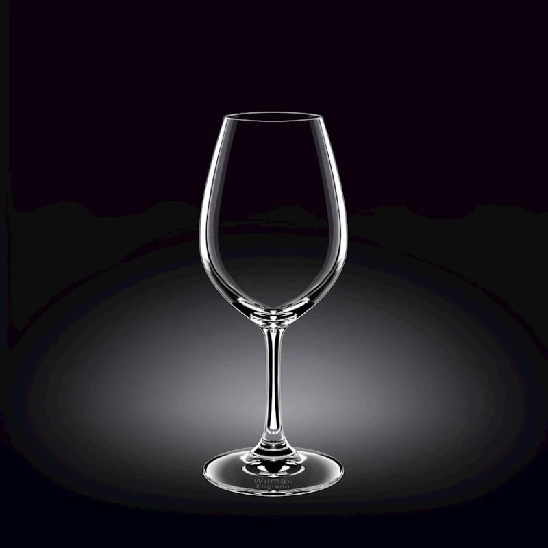 Набор бокалов для вина Wilmax 888015/6A Stella, хрусталь, 420 мл, 6 шт Набор бокалов для вина Wilmax 888015/6A Stella, хрусталь, 420 мл, 6 шт