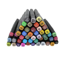 Набор маркеров Touch, 48 штук, двусторонний, в чехле