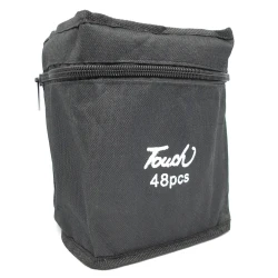 Набор маркеров Touch, 48 штук, двусторонний, в чехле