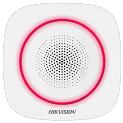 Беспроводная внутренняя сирена Hikvision DS-PS1-I-WE Red