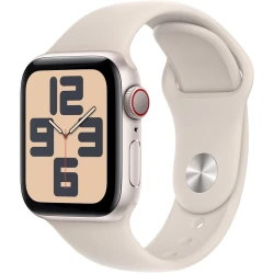 Ağıllı saat Apple Watch SE 2 GPS 40mm Starlight Aluminium Case with Starlight Sport Band Regular (‎MRFW3LL/A)