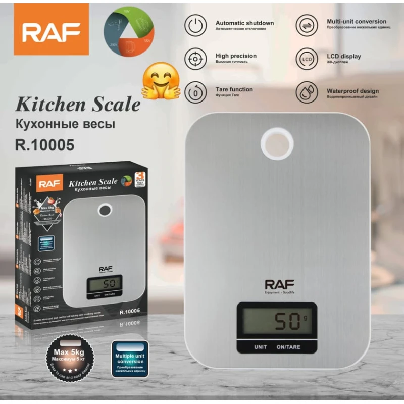 RAF R.10005 Rəqəmsal Mətbəx Tərəzisi RAF R.10005 Rəqəmsal Mətbəx Tərəzisi