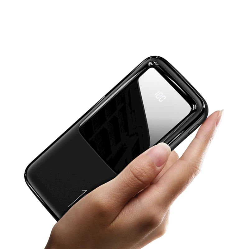 Xarici akkumlyator USAMS US-CD163 PB58 10000mAh Black Xarici akkumlyator USAMS US-CD163 PB58 10000mAh Black