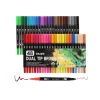 Набор фломастеров Dual Tip Brush Pens, 48 шт, товар в ассортименте