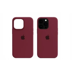 Чехол для Apple iPhone 15 Pro Silicone Dark Red