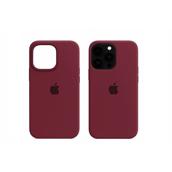 Чехол для Apple iPhone 15 Pro Silicone Dark Red