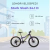 Велосипед Stark Slash 24.1 D, желтый/фиолетовый, 24