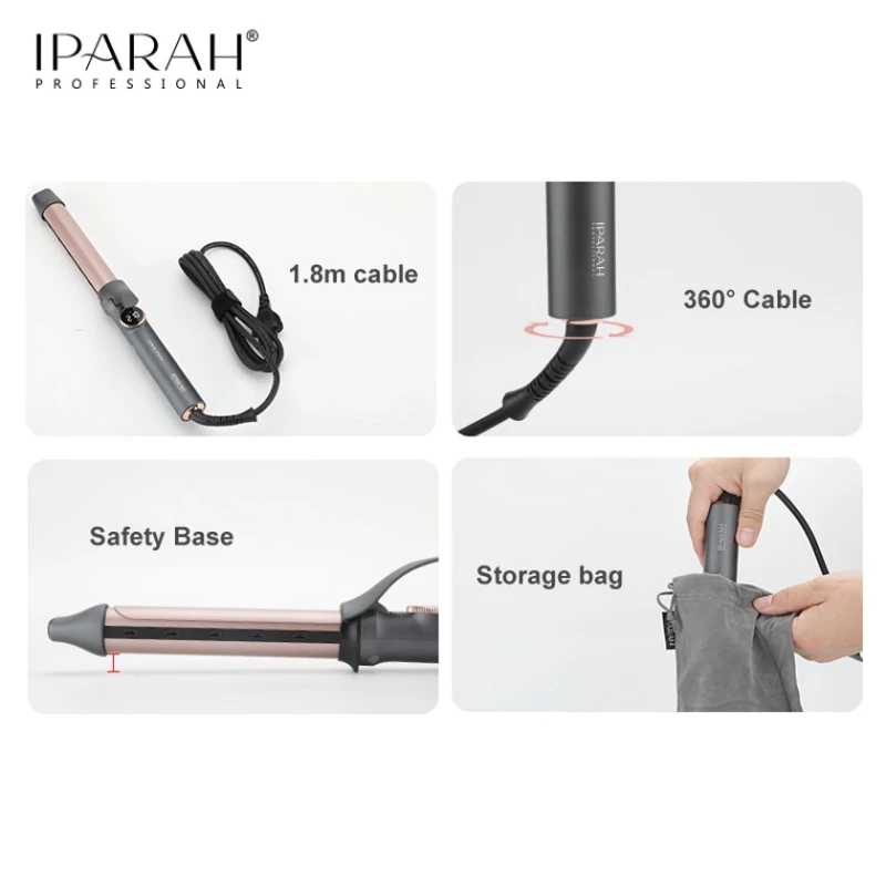 Saç üçün yumru maşa IPARAH P-205 Saç üçün yumru maşa IPARAH P-205