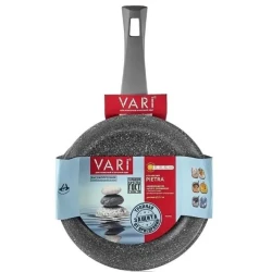 Сковородка Vari Pietra GR31124, алюминий, серая, 24 см