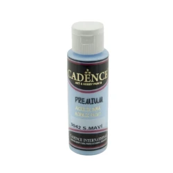 Декоративная акриловая краска Cadence Premium Acrylic Paint 9042 Sky Blue, Небесно-голубой, 70 мл