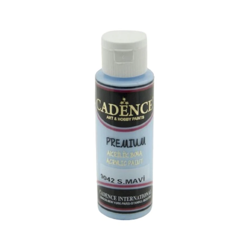 Декоративная акриловая краска Cadence Premium Acrylic Paint 9042 Sky Blue, Небесно-голубой, 70 мл