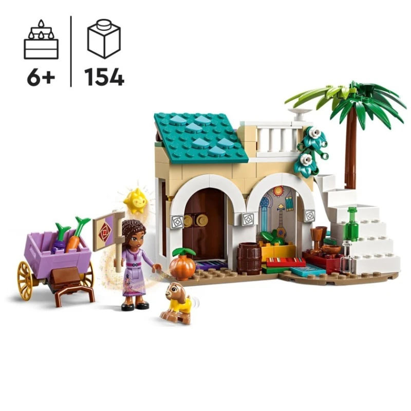 Конструктор LEGO Disney Asha in Еhe Сity of Rosas 43223, 154 детали, от 6 лет