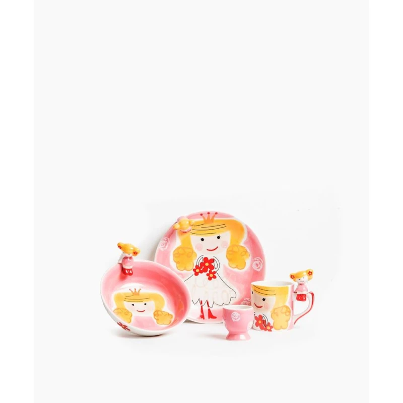 Подставка для яиц Hom-me Princess, керамика, 8 см, розовая