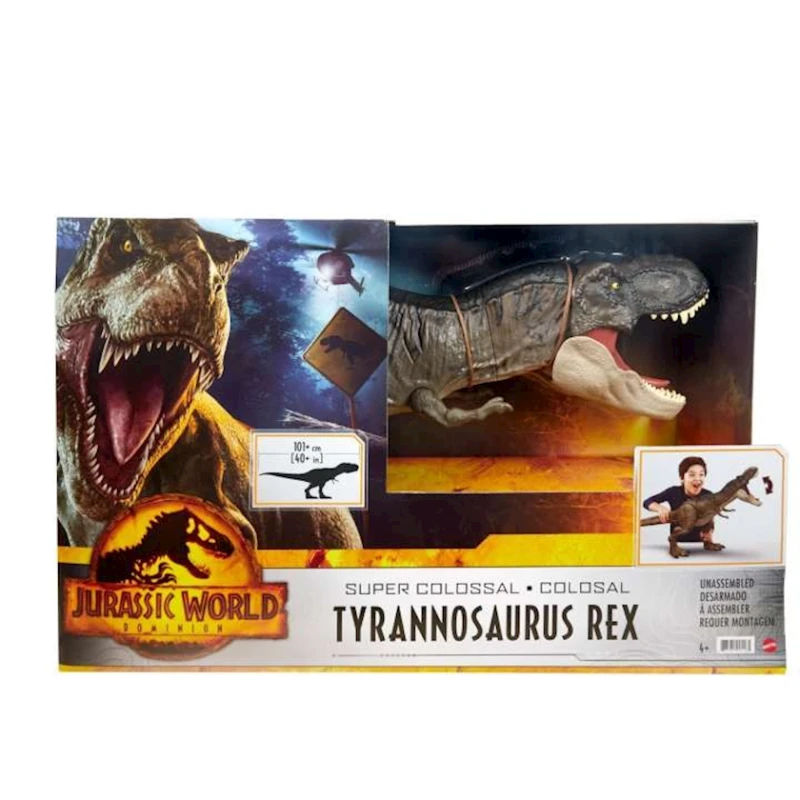 Фигурка Mattel Jurassic World Tyrannosaurus Rex, 101 см, от 4 лет Фигурка Mattel Jurassic World Tyrannosaurus Rex, 101 см, от 4 лет