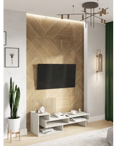 TV üçün tumba 3563_LETNEWTumZolВС, LDSP, qəhvəyi, 42.2x40x130 sm