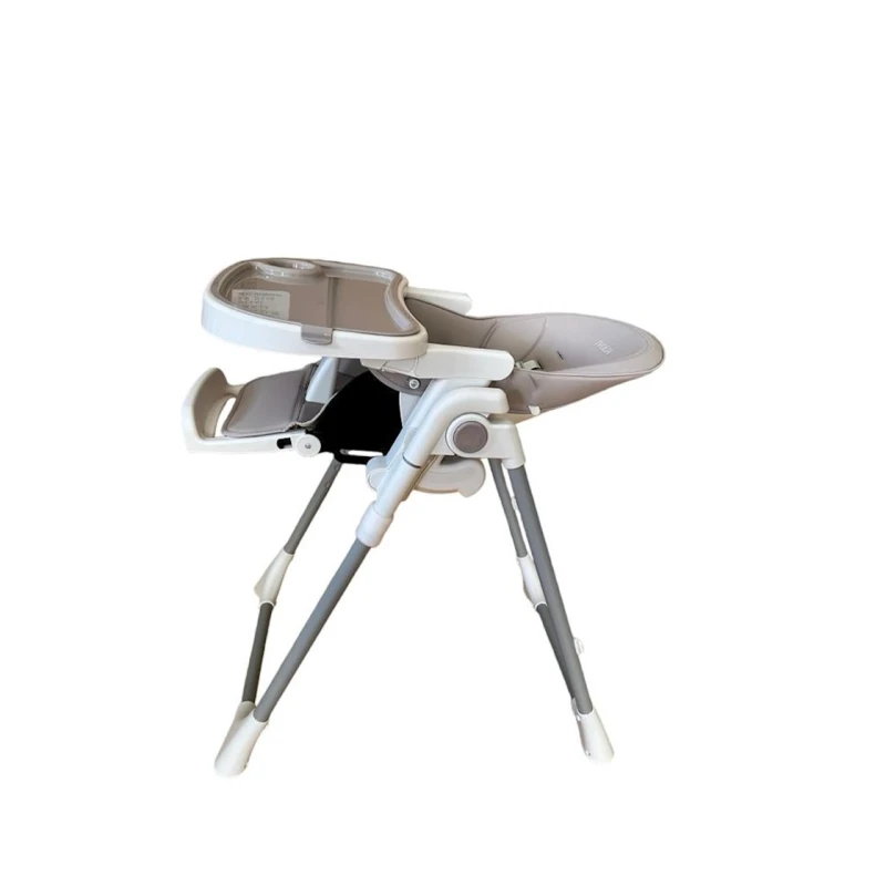 Стульчик для кормления Ivolia PRUM_Q8, 6+ мес, серый/белый