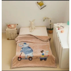 Плед для колыбели Maison Dor UB22, 100х130 см, бамбук, бежевый