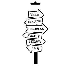 Трафарет Cadence Template MU Serie 68, 10х25